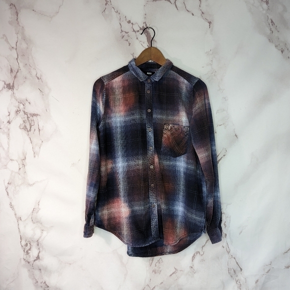 Urban Outfitters BDG Shirt Button Up Top Size Medium Tie Dye Long Sleeve Women - Picture 1 of 12